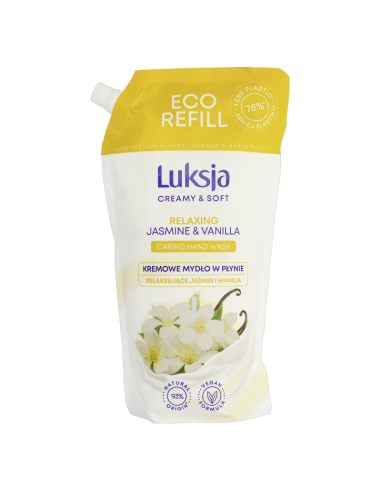 LUKSJA Mydło w Płynie do Rąk Zapas Jaśmin 900ml