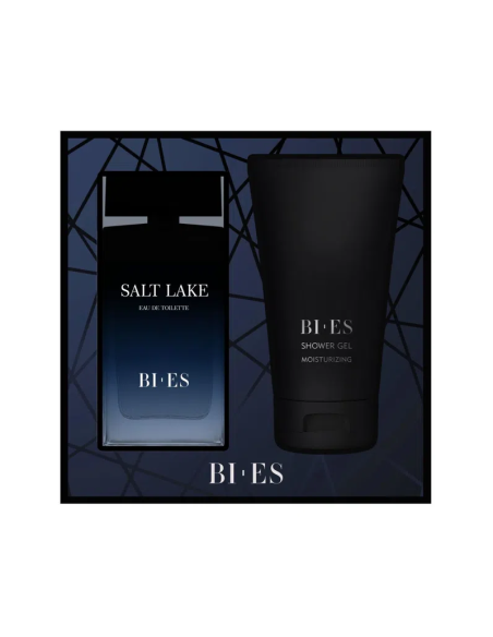 BI-ES Salt Lake Zestaw Prezentowy Męski Woda Toaletowa 90ml + Żel 150ml