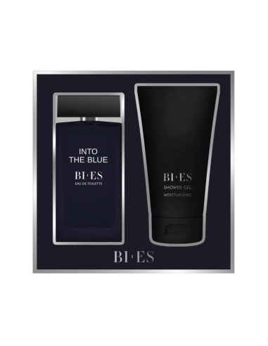 BI-ES Into the Blue Zestaw Prezentowy Męski Woda Toaletowa 90ml + Żel 150ml
