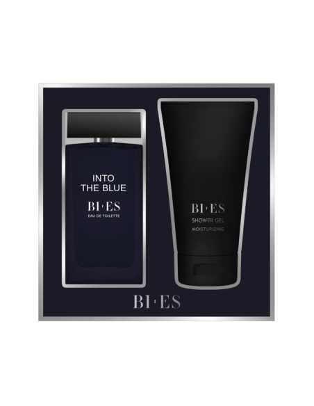 BI-ES Into the Blue Zestaw Prezentowy Męski Woda Toaletowa 90ml + Żel 150ml