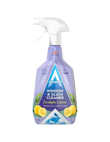 ASTONISH Window & Glass Płyn do Mycia Szyb Eucalyptus & Lemon 750ml