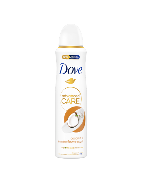 DOVE Advanced Care Antyperspirant w Sprayu Kokos i Jaśmin 150ml
