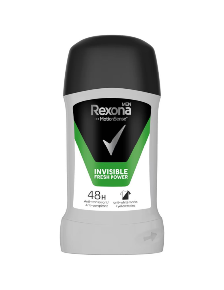 REXONA Men Antyperspirant w Sztyfcie Invisible Fresh Power 50ml