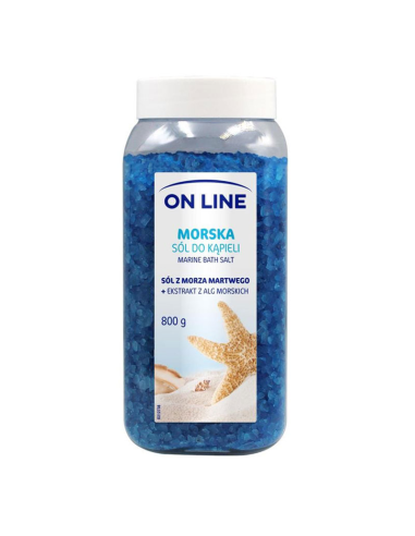 ON LINE Sól do Kąpieli Morska 800g
