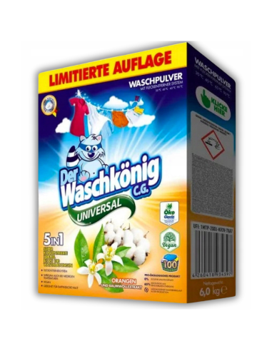 WASCHKONIG Proszek do Prania Uniwersalny Orangen 6kg
