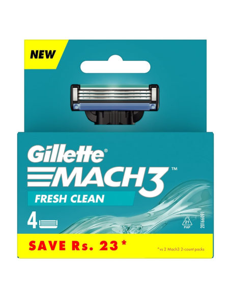 GILLETTE Mach 3 Wkłady do Maszynek do Golenia 4 sztuki