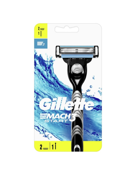 GILLETTE Mach 3 Start Maszynka do Golenia + Wymienne Ostrza