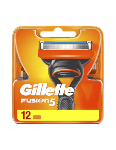 GILLETTE Fusion 5 Wkłady do Maszynki do Golenia 12 sztuk
