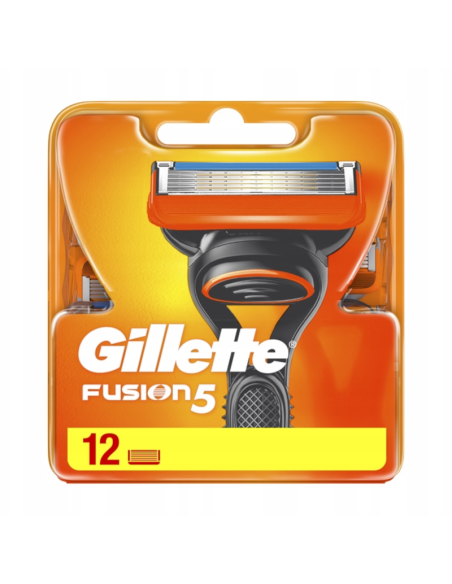 GILLETTE Fusion 5 Wkłady do Maszynki do Golenia 12 sztuk