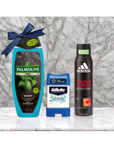 Zestaw Prezentowy dla Mężczyzny Gillette Palmolive Adidas