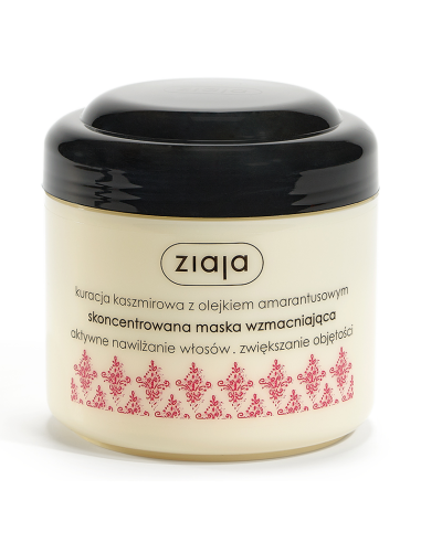 ZIAJA Skoncentrowana Maska Wzmacniająca do Włosów Kuracja Kaszmirowa 200ml