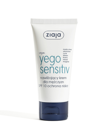 ZIAJA YEGO Sensitiv Krem Nawilżający SPF10 50ml