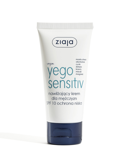 ZIAJA YEGO Sensitive Krem Nawilżający SPF10 50ml