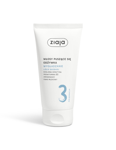 ZIAJA Liście Baobabu Wygładzająca Odżywka do Włosów Puszących się 160ml