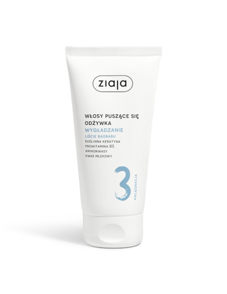ZIAJA Liście Baobabu Wygładzająca Odżywka do Włosów Puszących się 160ml
