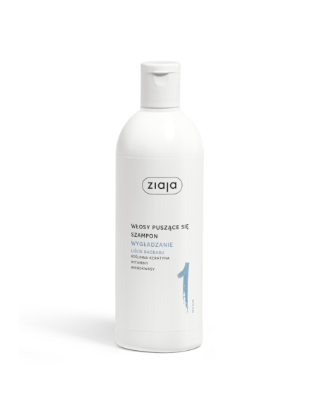 ZIAJA Liście Baobabu Szampon do Włosów Puszących Się 400ml