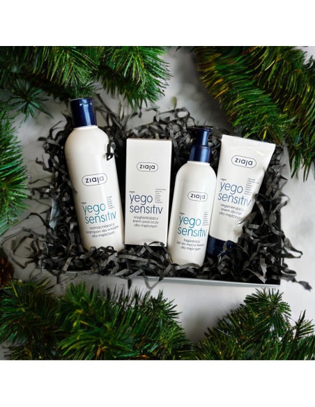 ZIAJA YEGO Sensitiv Zestaw Prezentowy dla Mężczyzny 4 kosmetyki