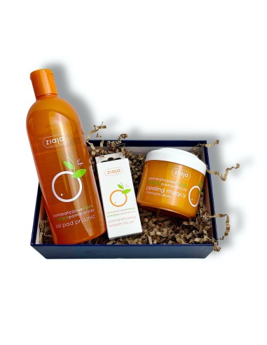 Zestaw Prezentowy Ziaja Pomarańczowa Rozkosz 3 produkty