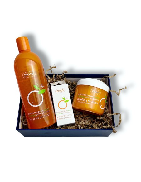Zestaw Prezentowy Ziaja Pomarańczowa Rozkosz 3 produkty