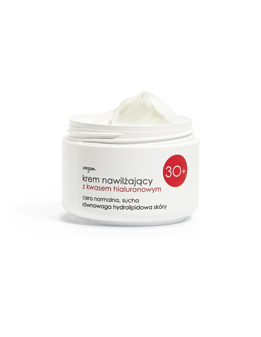 ZIAJA 30+ Krem Nawilżający z Kwasem Hialuronowym Równowaga Hydrolipidowa Skóry 50ml