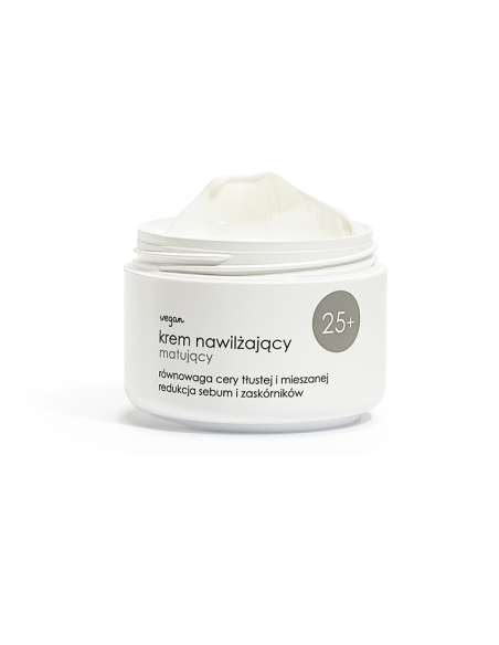 ZIAJA 25+ Krem Nawilżająco Matujący Redukcja sebum i zaskórników 50ml