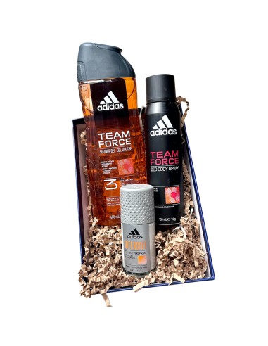Zestaw Prezentowy dla Chłopaka Adidas Team Force 3 produkty