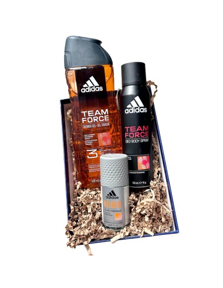 Zestaw Prezentowy dla Chłopaka Adidas Team Force 3 produkty