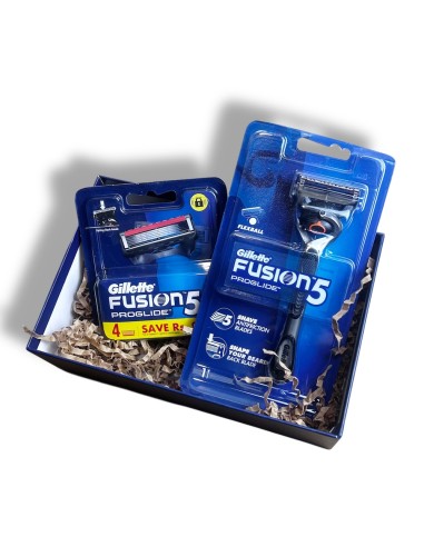 Zestaw Prezentowy Męski Do Golenia Gillette Maszynka Proglide + Wkłady