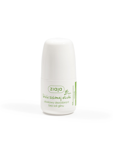 ZIAJA Liście Zielonej Oliwki Oliwkowy Dezodorant bez Soli i Glinu 60ml