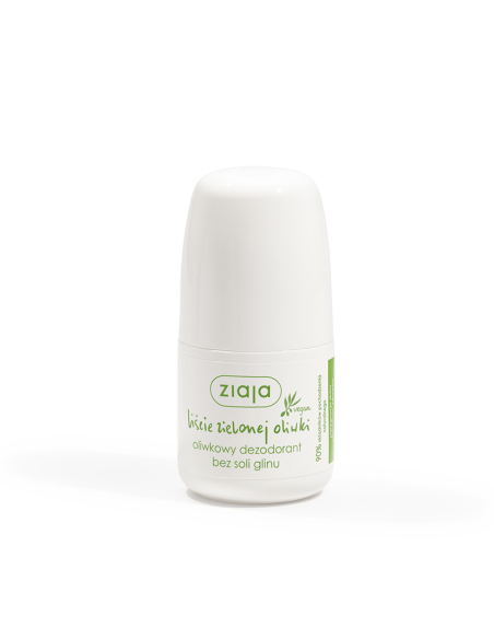 ZIAJA Liście Zielonej Oliwki Oliwkowy Dezodorant bez Soli i Glinu 60ml