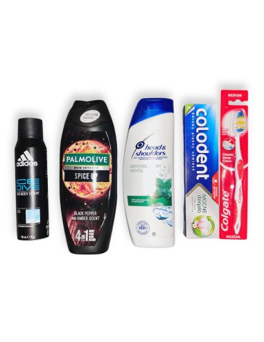Zestaw Produktów Męska Higiena dla Zabieganych 5 Produktów
