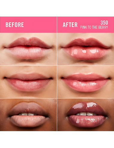 RIMMEL Thrill Seeker Glassy Gloss Błyszczyk do Ust 350 Pink to the Berry