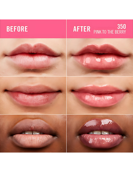 RIMMEL Thrill Seeker Glassy Gloss Błyszczyk do Ust 350 Pink to the Berry