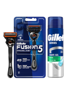 GILLETTE Fusion5 Proglide Maszynka do Golenia + Żel do Golenia Nawilżający