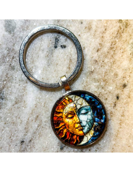 Brelok Słońce i Księżyc