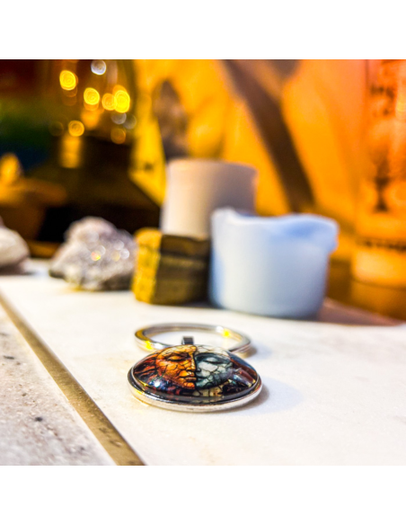 Brelok Słońce i Księżyc