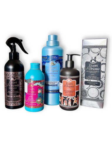 TESORI D'ORIENTE Pakiet TOP 5 Produktów - Aromatyczna Pielęgnacja Domu