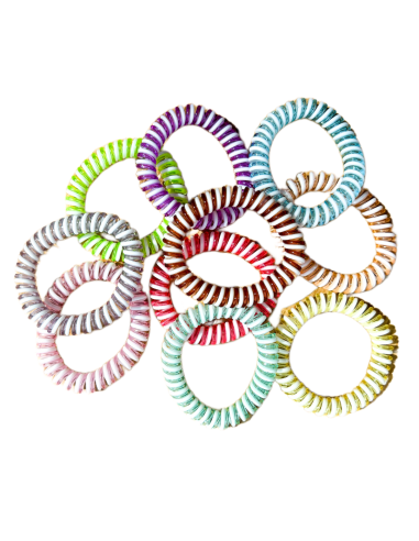 Gumka do Włosów Spiralka Komplet 5 sztuk