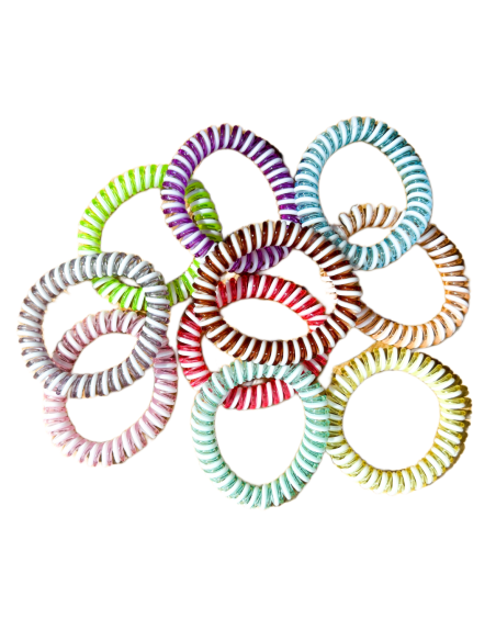 Gumka do Włosów Spiralka Komplet 5 sztuk