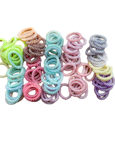 Gumka do Włosów Spiralka Komplet 5 sztuk