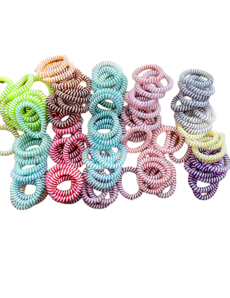 Gumka do Włosów Spiralka Komplet 5 sztuk