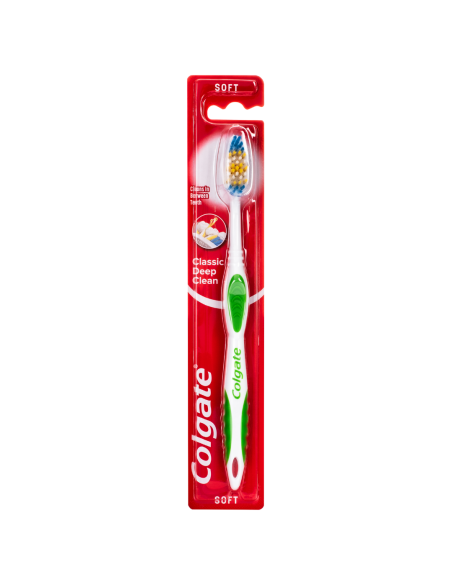 COLGATE Класична чиста глибока зубна щітка м'яка м'яка