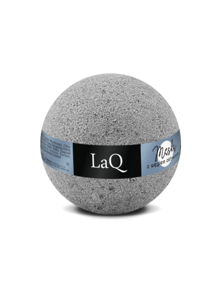 LAQ Męska Kula Do Kąpieli z Węglem Aktywnym 120g