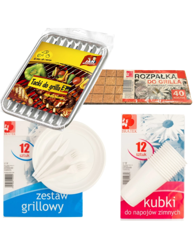 Pakiet Przyborów Grillowych - Kompletne Udane Grillowanie