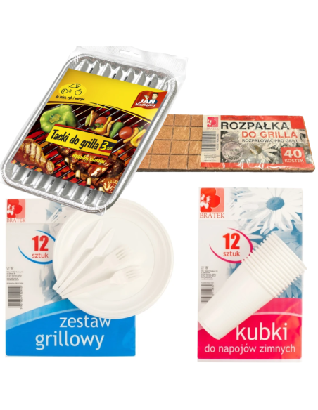 Pakiet Przyborów Grillowych - Kompletne Udane Grillowanie
