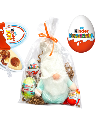 Zestaw Prezentowy Skrzat, Kula do Kąpieli i Jajka Kinder