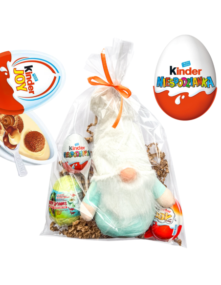 Zestaw Prezentowy Skrzat i Słodycze Kinder