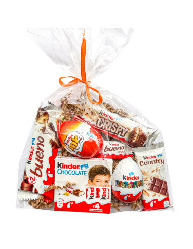 Zestaw Słodyczy Kinder Prezent dla Dziecka, Upominek na Urodziny, Dzień Dziecka, Bez Okazji