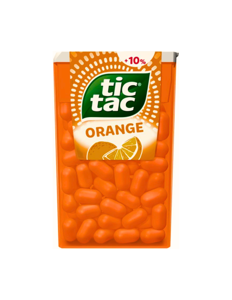 TIC TAC Pomarańczowe Drażetki 54g – Duża Porcja Smaku