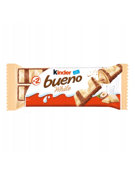 KINDER Bueno White Wafel w Białej Czekoladzie 39g